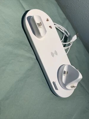 Stazione di ricarica dock compatibile con Android e iPhone e auricolari - Immagine 1 di 4