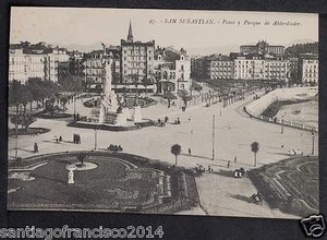 1775.-SAN SEBASTIAN -97 Paseo y Parque de Alderdieder - Bild 1 von 1