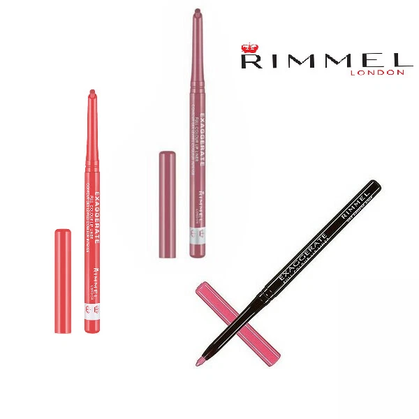 Rimmel Exaggerate LipLiner Pencil Automatic Lip Liner Definer-Choose Shade - Image 1 of 1