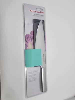 Cuchillo de Chef KitchenAid 8" con Cubierta de Hoja - Nuevo en Caja Foto 1 de 4