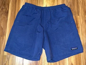 Pantalones Cortos Patagonia Azul Para Hombre M Bolsos Netplus Conchas 6.5" Entrepierna Nadar *Leer* - Imagen 1 de 6