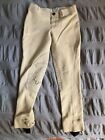 Kids Tuff Rider Low rise Pull On Jods Breeches Size 8 Beige Sand