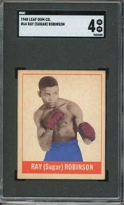 1948 Leaf Boxing #64 Ray Sugar Robinson SGC 4 - Image 1 of 2
