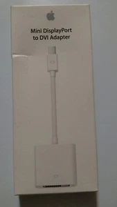 Genuine Apple Mini DisplayPort to DVI Adapter (MB570Z/B) A1305 New Sealed Box - Picture 1 of 4