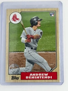 2017 Topps #87-63 Andrew Benintendi 1987 Topps Baseball 30th Anniversary RC - Picture 1 of 2