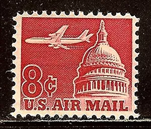 Very Nice US Year of 1962 Mint Air Mail Stamp SCOTT# C64 (MNH) - Picture 1 of 1