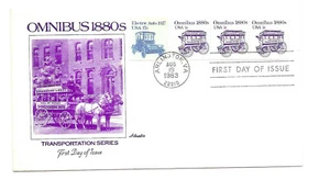 1897 1c Omnibus 1880s Artmaster FDC - Picture 1 of 1
