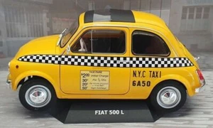 1/18 Scale, Fiat 500 New York Taxi 1965, New, Solido, Model Car. - Picture 1 of 2