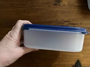 Vintage Tupperware Storage Container w/ Lid 7x5x2 1/2 approx. 1791-2 - Picture 1 of 5