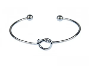 Nudo brazalete pulsera miniblings brazalete plata metal bolas entrelazadas - Imagen 1 de 6