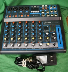 Pyle PMXU83BT 8-Channel Bluetooth Mixer For Parts Or Repair - Picture 1 of 5