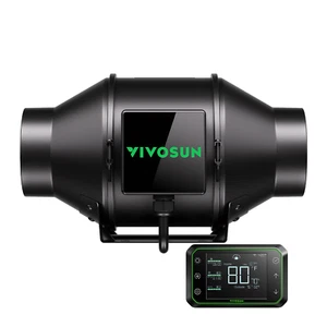 VIVOSUN AeroZesh G4 φ10cm 331 m³/h Rohrventilator Inline fan W/E42A Controller - Bild 1 von 9