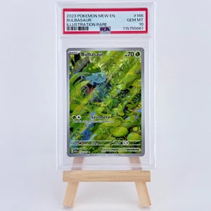 PSA 10 Bulbasaur Illustration Rare IR 166/165 Pokemon Scarlet & Violet 151 - Picture 1 of 2
