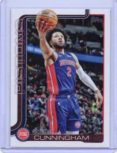 2025-26 Topps Basketball - Cade Cunningham #40 Detroit Pistons  - Picture 1 of 2