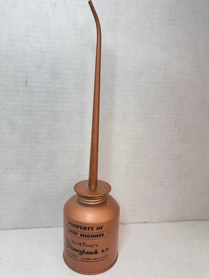 Vtg Walt Disney’s Disneyland R.R. Railroad | Property of CHIEF ENGINEER Oil Can - Image 1 of 4