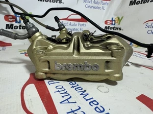PAR DE PINZAS DE FRENO DELANTERAS DERECHA IZQUIERDA BMW S1000R OEM BREMBO 14-20 CON LÍNEAS - Imagen 1 de 9