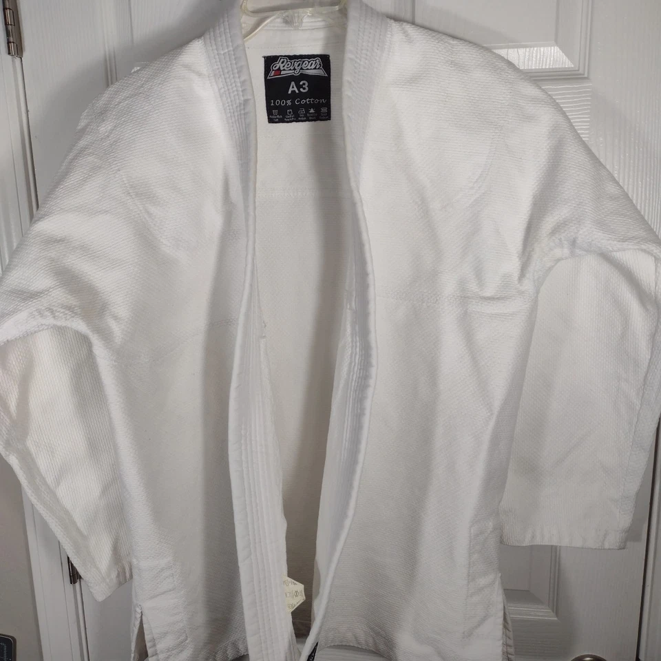 Chaqueta Kimono Algodón Fuerte Artes Marciales Gi Jiu-Jitsu Revgear Talla A3 Adulto 3 Foto 1 de 4