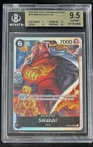 BGS 9.5 One Piece OP02-099 SR Sakazuki - English - Paramount War - Graded - Bild 1 von 2