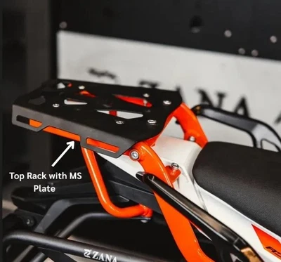 Soporte superior con placa apto para KTM ADVENTURE 390 R / X / ENDURO (2025) Foto 1 de 4