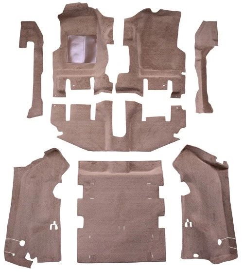 2003-2006 Jeep Wrangler TJ ковер - Cutpile |длинная консоль, с качающимися панелями - Изображение 1 из 4