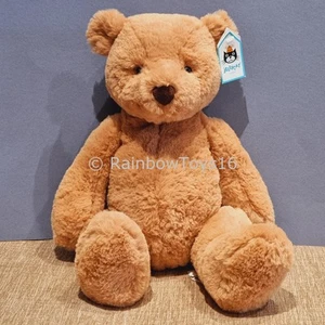 NEW Jellycat Medium Butterscotch Bear Soft Toy Plush BNWT - Picture 1 of 7
