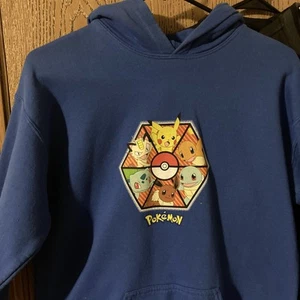 Pokémon Hooded Sweatshirt Labeled Pokémon Kids Size XL - Picture 1 of 6