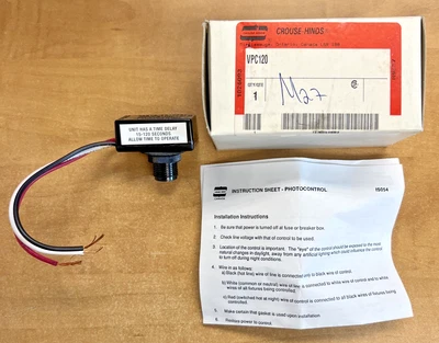 Crouse Hinds VPC120 Photoelectric Photocell *New in Box* - Image 1 of 4