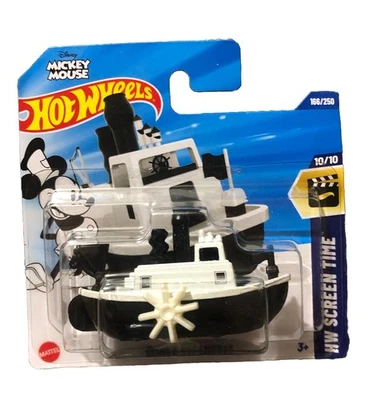 🛥️🐭🛥️HOT WHEELS DISNEY STEAMBOAT  scala 1:64  NEW mattel 3+🐭🛥️🐭 - Immagine 1 di 4