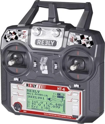 Reely HT-6 Hand Fernsteuerung 2,4 GHz Anzahl Kanäle 6 inkl. Empfänger Display864 - Bild 1 von 3
