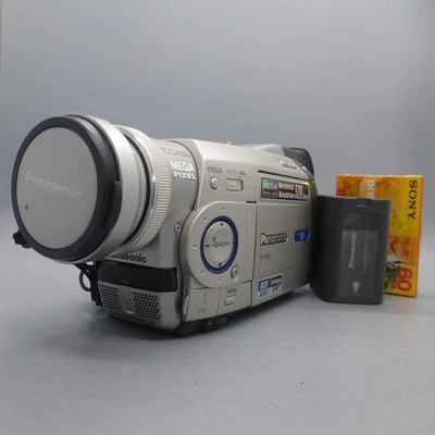 Panasonic NV-MX1 Handheld MiniDV Cassette Camcorder Silver Tested - Image 1 of 4