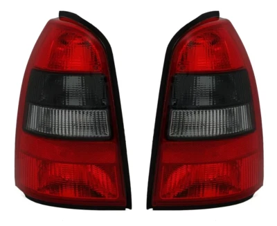 Para Opel Vectra B Caravan Familiar 1996-2002 Traseras Negro Rojo Izquierda Dcha - Imagen 1 de 3