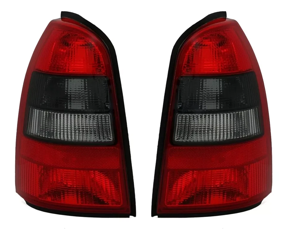 Para Opel Vectra B Caravan Familiar 1996-2002 Traseras Negro Rojo Izquierda Dcha - Imagen 1 de 3
