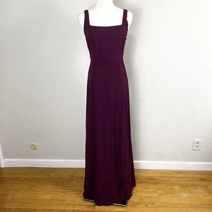 Maxi Vestido Lulus Notable Llegada Ciruela Púrpura Boda Formal Talla Pequeña - Imagen 1 de 12