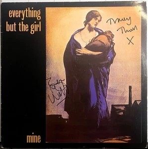 EVERYTHING BUT THE GIRL Mine SIGNED! TRACEY THORN & BEN WATT! 1984 UK 12" Vinyl - Picture 1 of 6