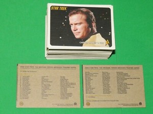 2009 STAR TREK THE ORIGINAL SERIES ARCHIVES BASE 110 CARD SET 221-330 KIRK SPOCK