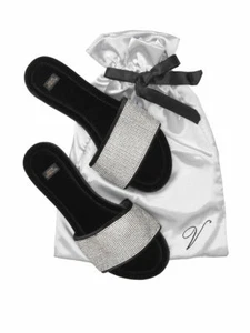 Slides in velluto impreziosite Victoria's Secret scegli la tua taglia - Foto 1 di 5