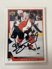 1993-94 Upper Deck Kevin Dineen Philadelphia Flyers #212 AUTO🔥