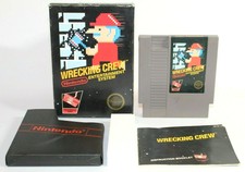 Wrecking Crew NES Nintendo Complete CIB Authentic! Hang Tab 5 Screw Non Rev-A!