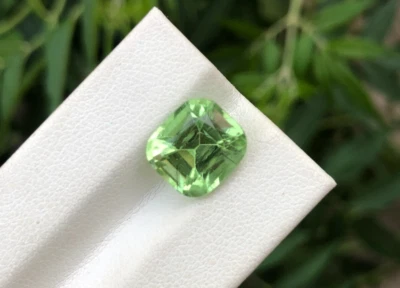 Natural Peridot Apple Green Color Peridot ,green color peridot, radiant faceted - Image 1 of 4