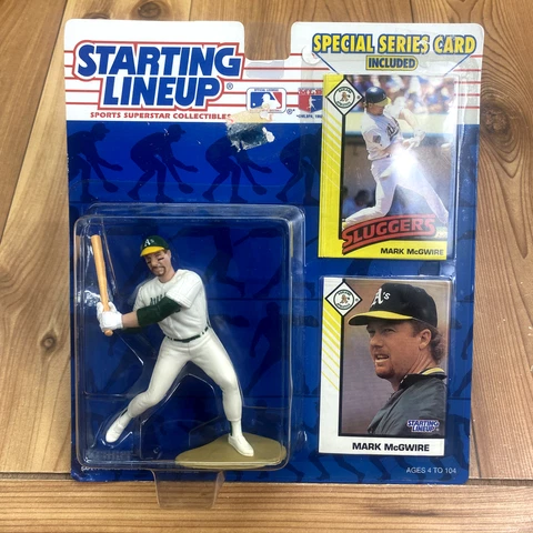 DEADSTOCK Startling Lineup Slugger Mark McGwire Oakland A's Action Figure Cover