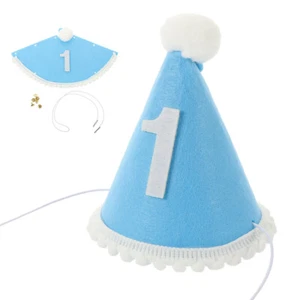Compact Kids Birthday Hat 1st Birthday Hat First Birthday Hat Baby Birthday Hat - Picture 1 of 12