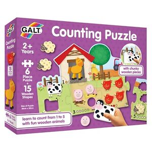 Galt Toys Counting Jigsaw Puzzle for Kids Ages 2+ Years 