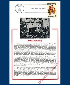 1455 Hammond Maxicard Family Planning First Day Cover Maximum Card - Picture 1 of 1