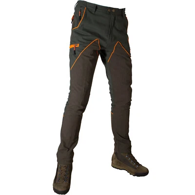 Pantalone Uomo Caccia Pesca Trekking Escursioni In Tessuto Tecnico Antistrappo  - Immagine 1 di 4