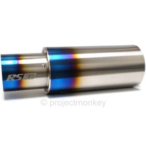 Greddy 11002530 RS-Ti Titanium 3" Universal Exhaust Muffler w/ Removable Tip - Picture 1 of 7