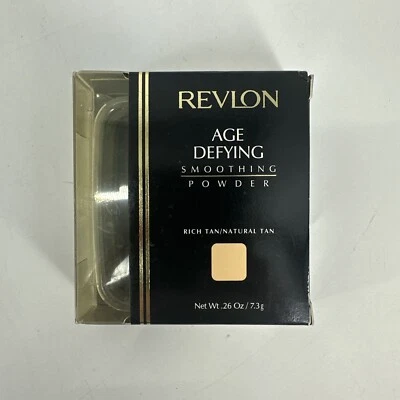 Revlon Age Defying Smoothing Powder .26oz Rich Tan/Natural Tan NEW IN BOX - Image 1 of 4