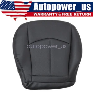 Fits 2003-2009 Mercedes Benz E320 E350 E500 E550 Driver Bottom Seat Cover Black - Picture 1 of 11