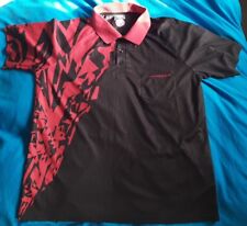 Harrows Darts Shirt Only Worn Twice Black And Red TOM Printed On The Back