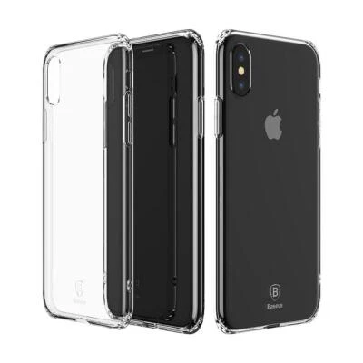 Funda Carcasa Baseus Suave TPU Transparente Antigolpes para iPhone X Foto 1 de 2
