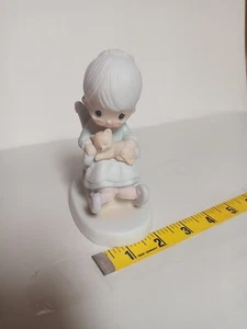 Vintage Precious Moments Figurine "THE PURR-FECT GRANDMA" 1979 Cat Rocking Chair - Picture 1 of 6